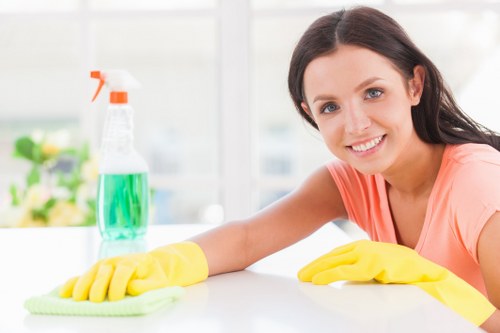 Move out cleaning in a Brixton flat with detailed kitchen and surface cleaning