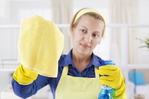 Staff training and PPE for safe cleaning work in Brixton