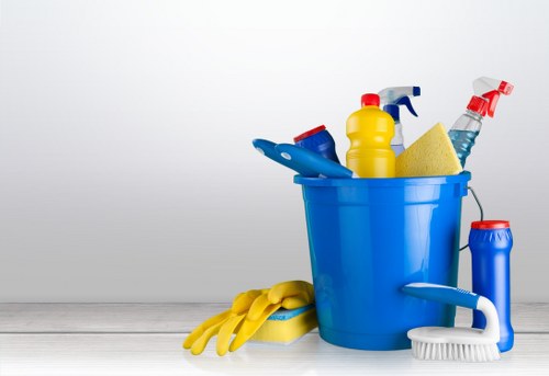 Cleaner preparing a Brixton home for a scheduled visit