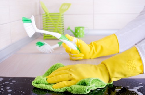 Detailed bathroom and bedroom cleaning before tenancy handover