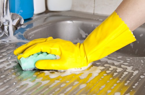 Example cleaning job in a Brixton flat near a busy transport area