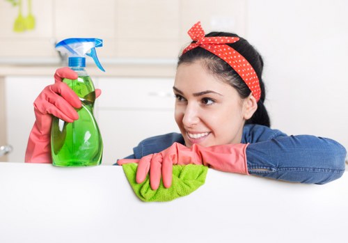 Recurring cleaning visit in Brixton for a residential property