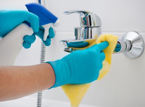 Detailed kitchen and bathroom deep clean in Brixton property
